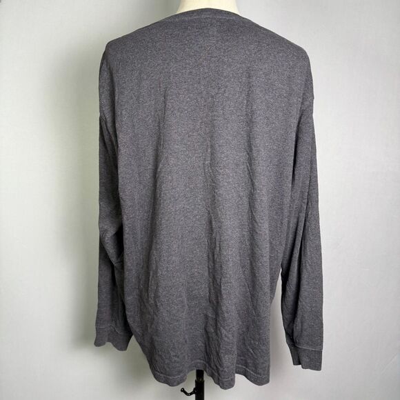 Carhartt Long Sleeve T-Shirt, Sz XL Original Fit, Gray, Front Pocket, Work Shirt - Picture 5 of 10